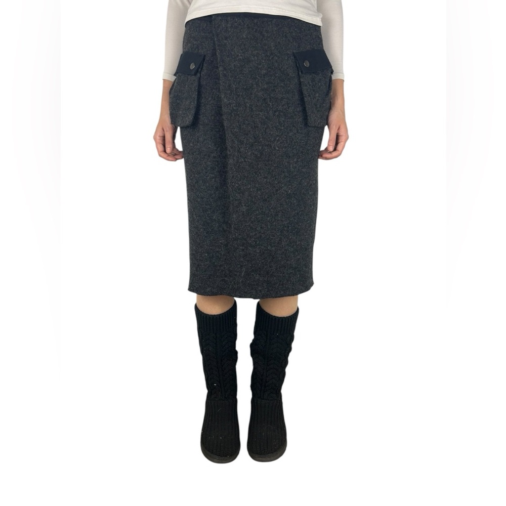 Johnbull Cargo Pocket Raw Edged Wool Skirts (26x27)